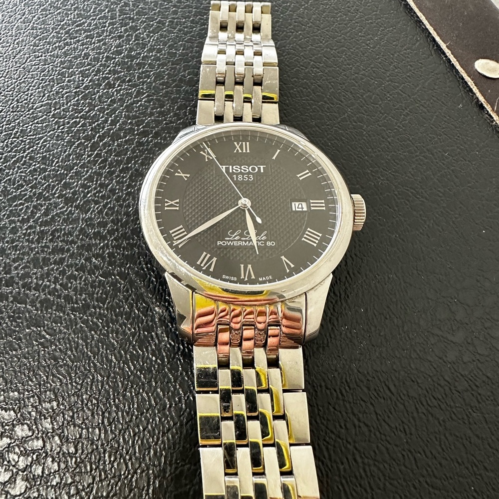 New Tissot Le Locle Powermatic 80 Black Dial Men's Watch
